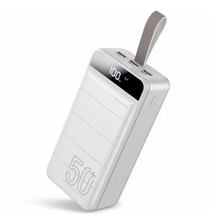 50.000 mAh Dijital Göstergeli Hızlı Şarj Powerbank