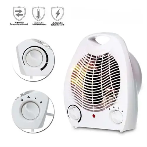 2000W Taşınabilir Fanlı Elektrikli Isıtıcı