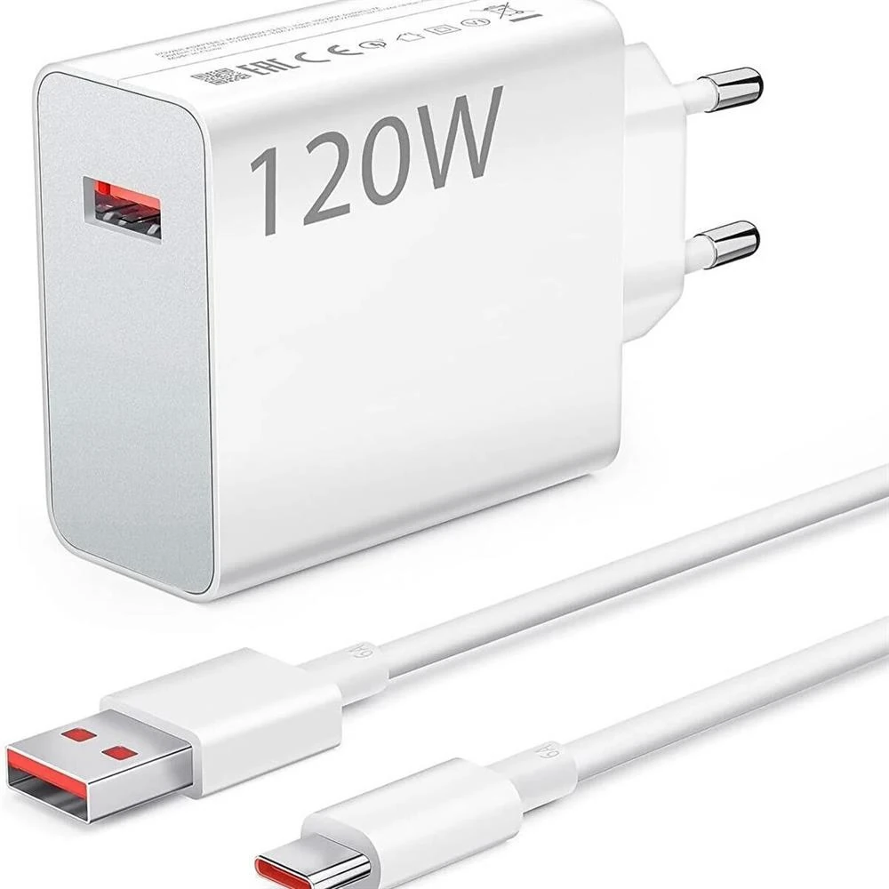 120 Watt Hızlı Çift Turbo Şarj Cihazı