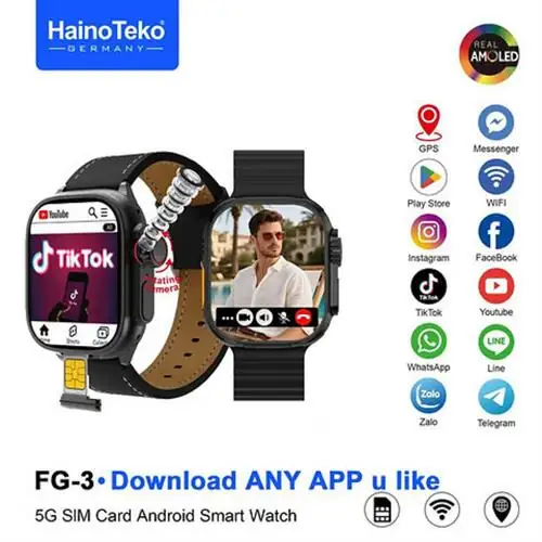 Amoled Ekran Sim Kartlı Akıllı Saat FG-3