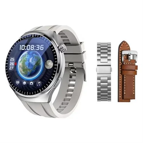 Amoled Ekran 3 Kordonlu Akıllı Saat Watch 4 Pro