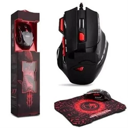 RGB Işıklı Oyuncu Fare ve MausePad Seti PG-903